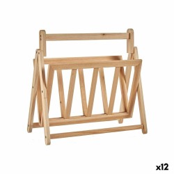 Porte-revues Kipit XJL146062 Marron Bois 30 x 37,5 x 36,5 cm (12 Unités)