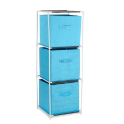 Shelves Kipit WR4323A-478 Blue White polypropylene Iron TNT (Non Woven) 35 x 35 x 102 cm (6 Units)