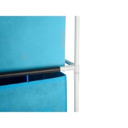 Étagère Kipit WR4323A-478 Bleu Blanc polypropylène Fer TNT (Non Woven) 35 x 35 x 102 cm (6 Unités)