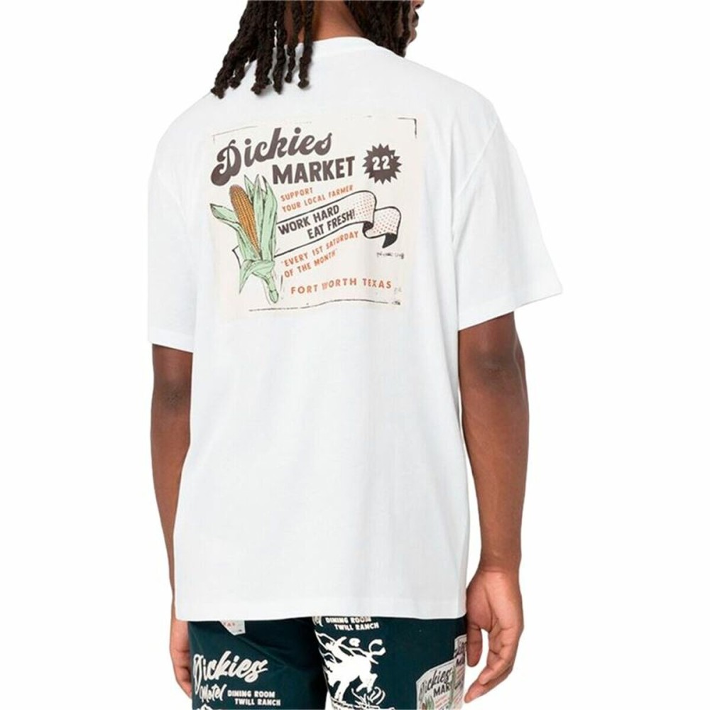 Men’s Short Sleeve T-Shirt Dickies Grainfield White