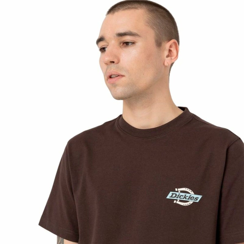 Men’s Short Sleeve T-Shirt Dickies Ss Ruston Brown