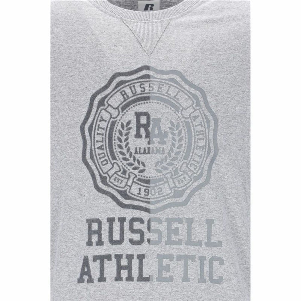 Men’s Long Sleeve T-Shirt Russell Athletic Collegiate Light grey