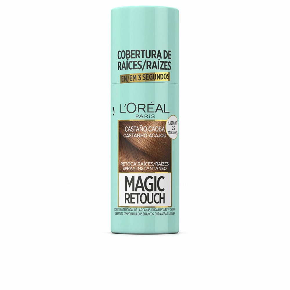 Spray Correcteur de Racines Temporaire L'Oréal Paris Magic Retouch Marron acajou 75 ml