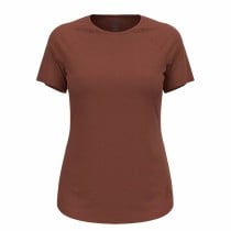 Damen Kurzarm-T-Shirt Odlo Essential 365 Braun