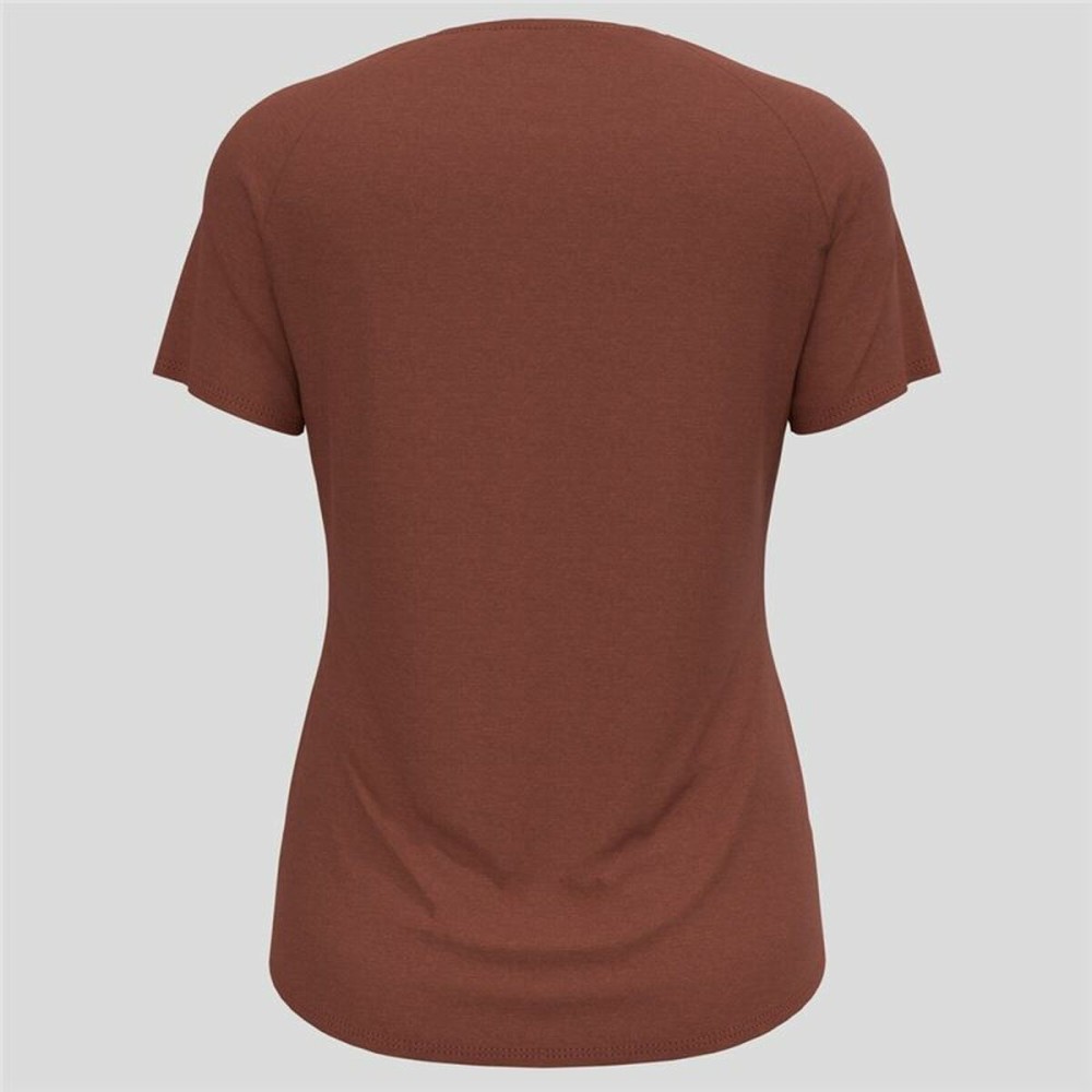 Women’s Short Sleeve T-Shirt Odlo Essential 365 Brown