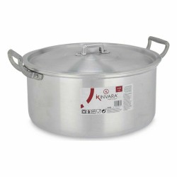 Casserole avec Couvercle Kinvara 100008 Argenté 6,5 L 35 x 16 x 28 cm (6 Unités)