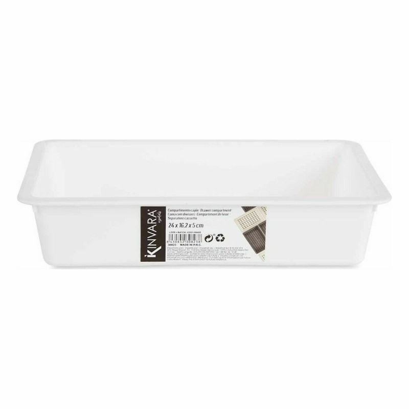 Drawer Organizer polypropylene 16 x 5 x 24 cm (36 Units)