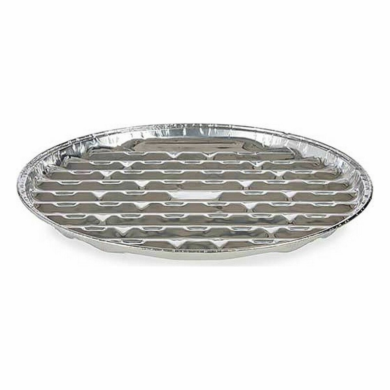 Set of Kitchen Dishes Disposable Pizza Aluminium 32 x 3 x 32 cm (24 Units)