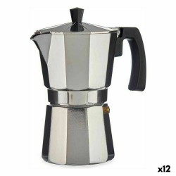 Cafetière Italienne A11RA-600 Argenté Aluminium 300 ml (12 Unités)