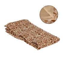 Serviette Paréo Marron Beige Coton 90 x 180 cm