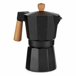 Cafetière Italienne A611BQ-6 T Marron Noir Bois Aluminium 300 ml (12 Unités)