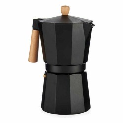 Cafetière Italienne A611BQ-12 T Marron Noir Bois Aluminium 650 ml (12 Unités)