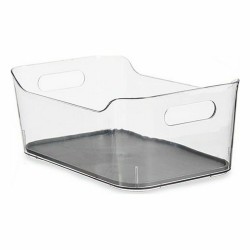 Schubladen-Organizer Wiederverwerteter Kunststoff Grau 17 x 10,5 x 24,5 cm (12 Stück)