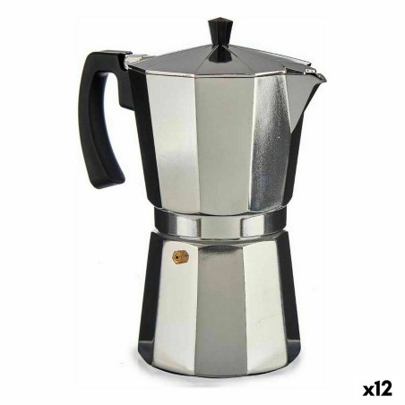 Italienische Kaffeemaschine A111RA-1200 Silberfarben Aluminium 650 ml (12 Stück)