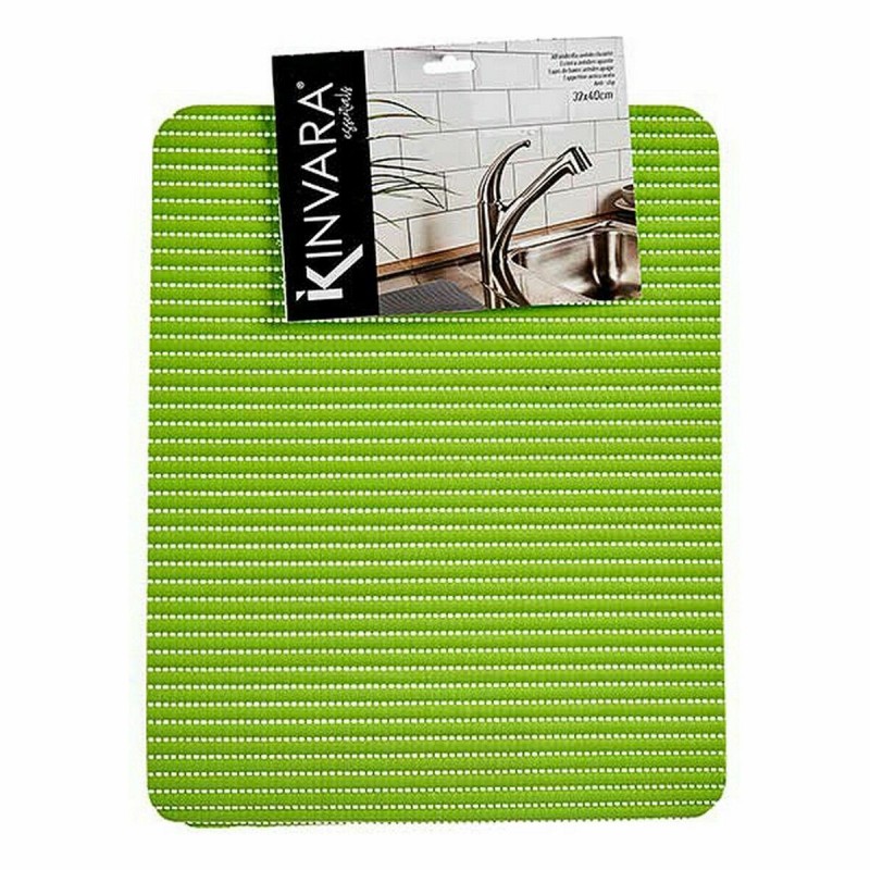 Tapis Antidérapant Kinvara SJ-A106 Plastique 32 x 40 cm (24 Unités)