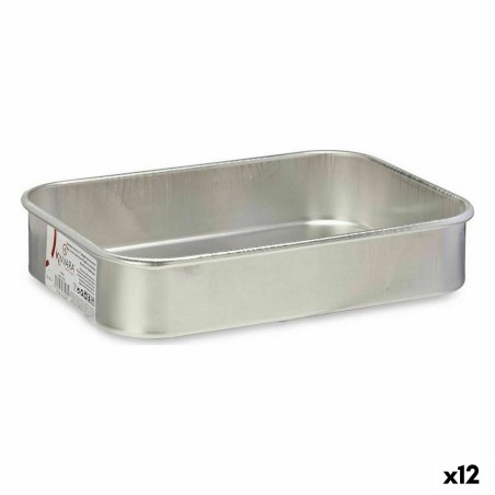 Backofenform Ø 18 cm Silberfarben Aluminium (12 Stück)