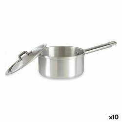 Saucepan with Lid Kinvara 100018 Silver Aluminium Ø 14 cm 1 L (10 Units)