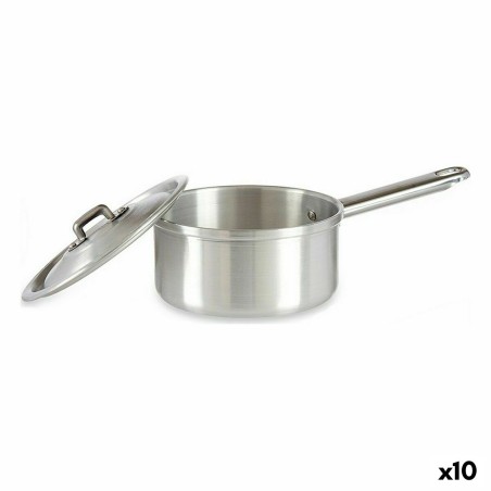 Topf mit Deckel Kinvara 100018 Silberfarben Aluminium Ø 14 cm 1 L (10 Stück)