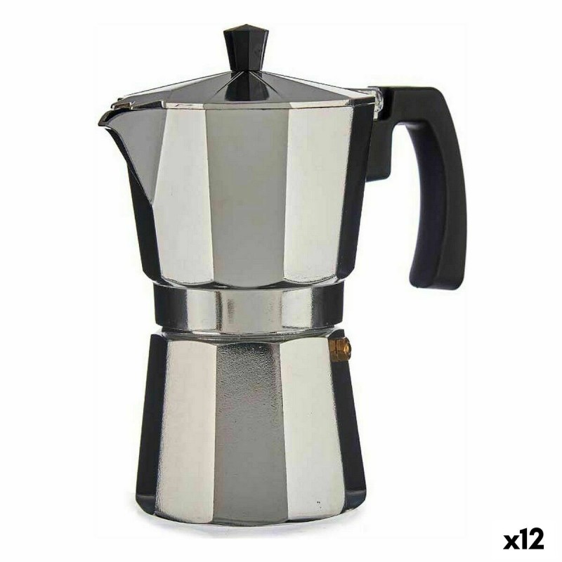 Italienische Kaffeemaschine A11RA-300 Silberfarben Aluminium 150 ml (12 Stück)