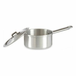 Casserole avec couvercle Kinvara 100018 Argenté Aluminium Ø 14 cm 1 L (10 Unités)