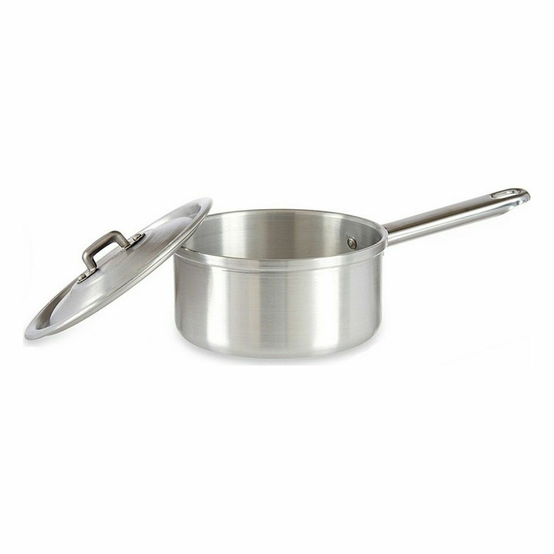 Saucepan with Lid Kinvara 100018 Silver Aluminium Ø 14 cm 1 L (10 Units)