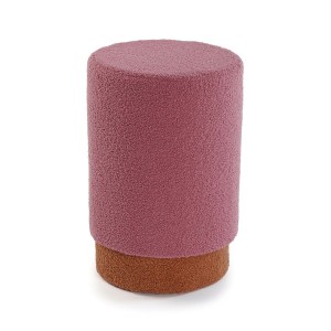 Stool Versa Pink Wood 33 x 47 x 33 cm