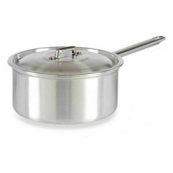 Saucepan with Lid Kinvara 100021 Silver Aluminium 3 L 22 x 12 x 38 cm (10 Units)