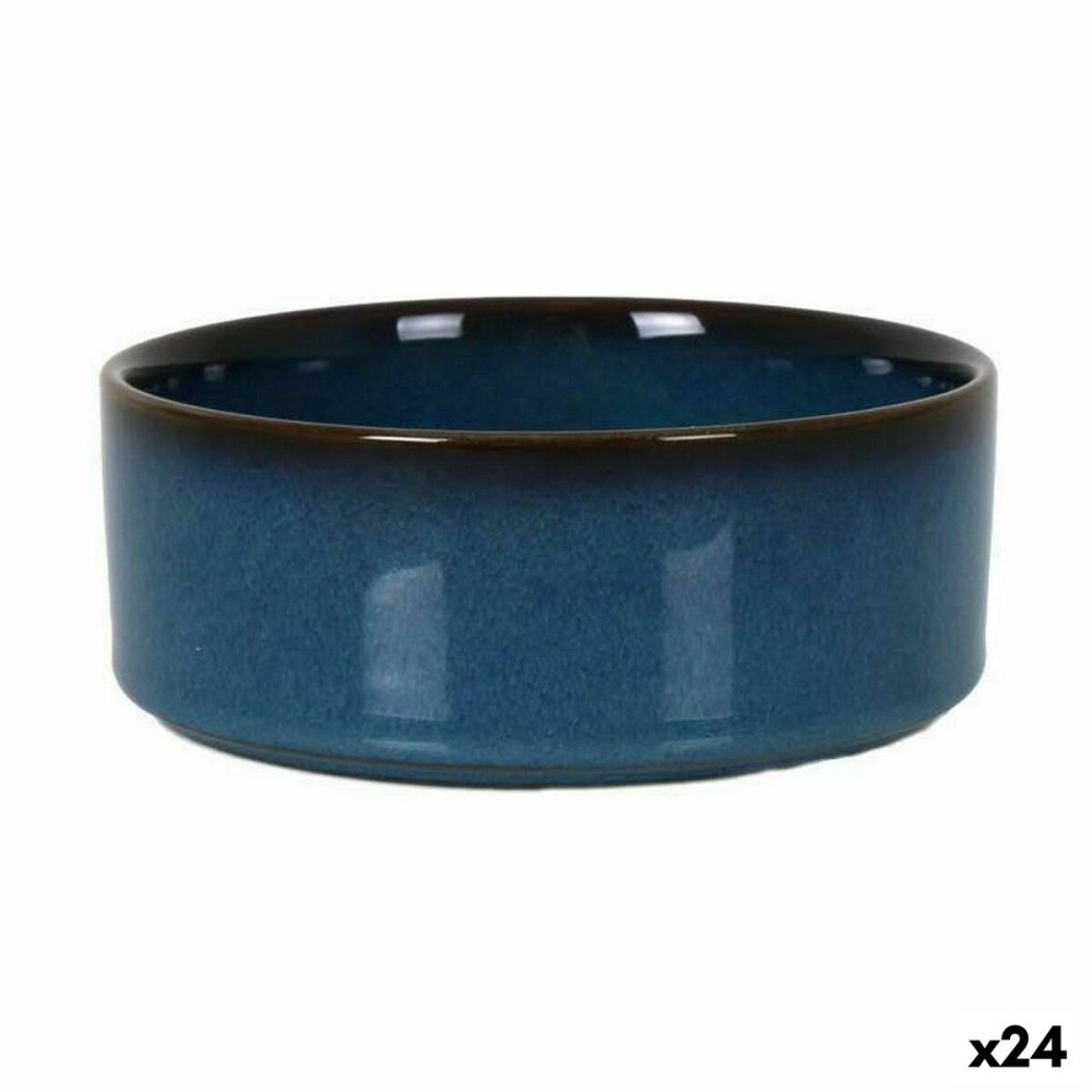 Bol La Mediterránea Chester Bleu 13 x 13 x 5 cm (24 Unités)