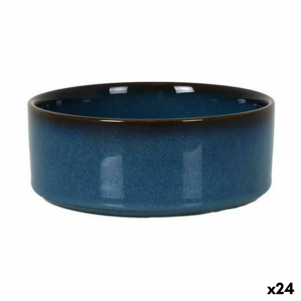 Ensemble à apértif La Mediterránea Chester Bleu 10 x 10 x 4 cm (24 Unités)