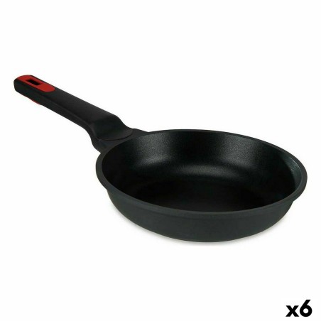 Pan Ø 22 cm Black Aluminium (6 Units)