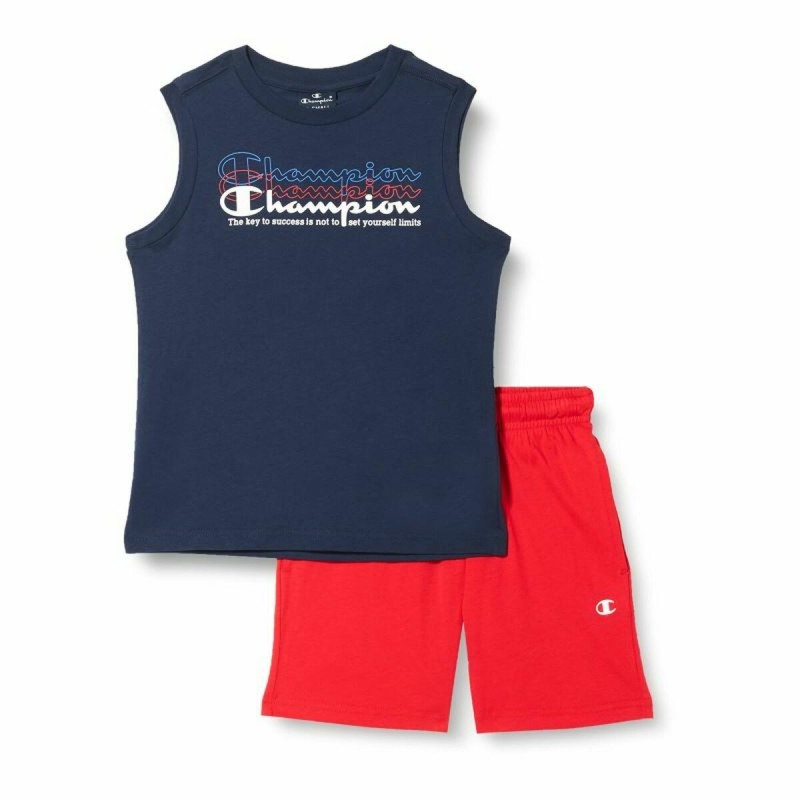 Ensemble de Sport pour Enfants Champion Bleu 2 Pièces