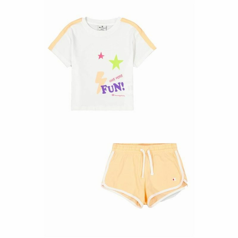 Children's Sports Outfit Champion White 2 Pieces