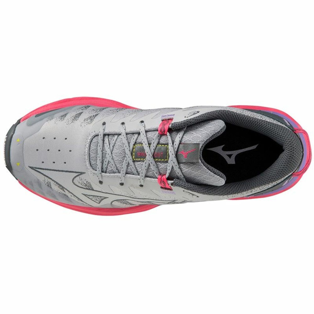 Chaussures de sport pour femme Mizuno Wave Daichi 7 Gris clair