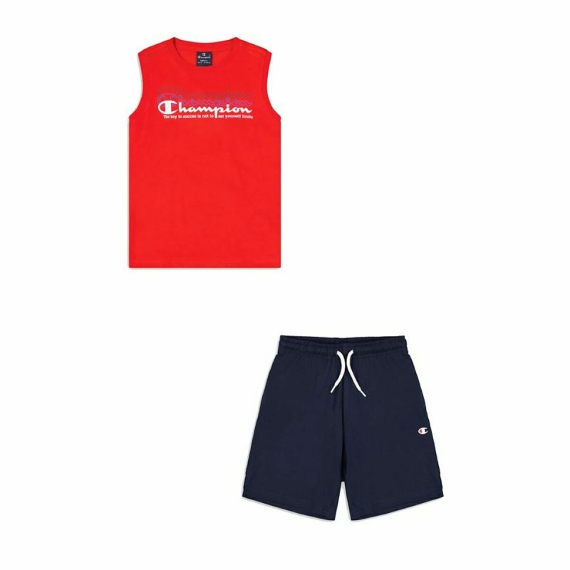 Ensemble de Sport pour Enfants Champion Rouge 2 Pièces