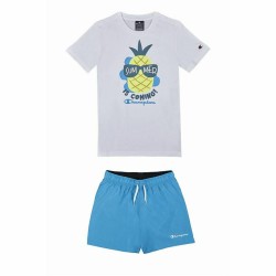 Ensemble de Sport pour Enfants Champion Blanc 2 Pièces