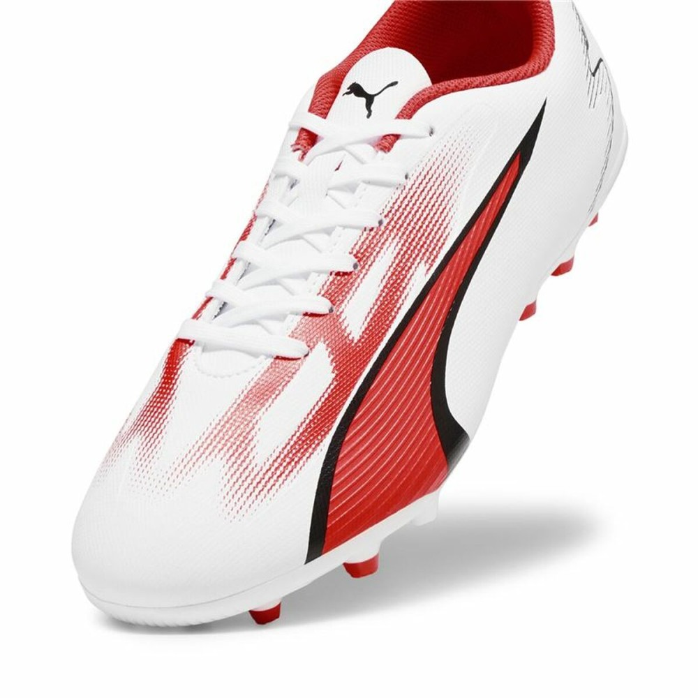 Fußballschuhe für Erwachsene Puma Ultra Play MG Weiß Rot