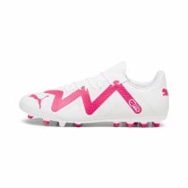 Fußballschuhe für Erwachsene Puma Future Play MG Weiß Pink