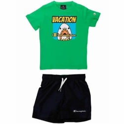 Ensemble de Sport pour Enfants Champion Vert 2 Pièces