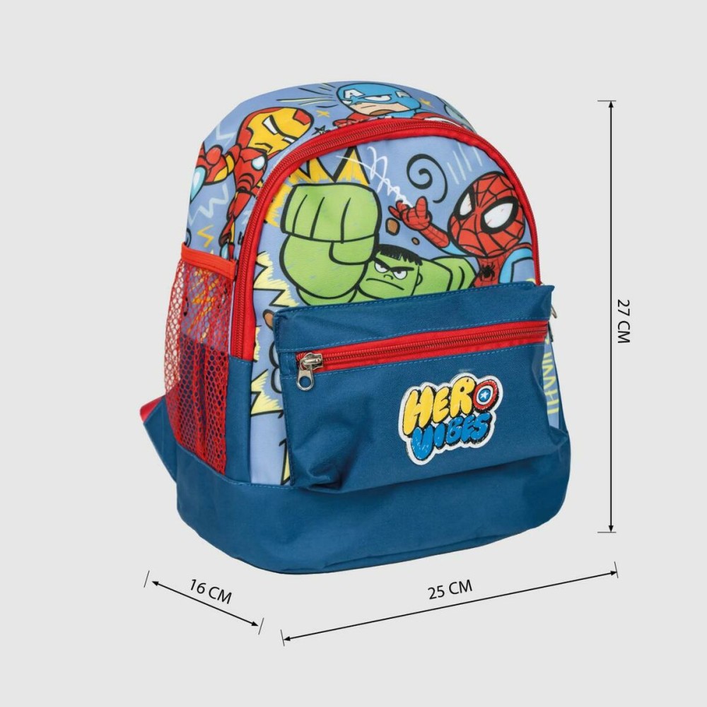 Hiking Backpack The Avengers Children's 25 x 27 x 16 cm Blue