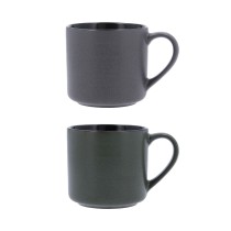 Tasse Bidasoa Dark Moon XL Céramique 540 ml (12 Unités)