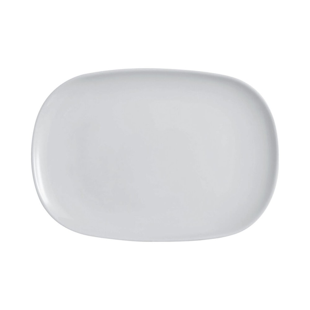 Plat à Gratin Luminarc Diwali Gris verre 35 x 24 cm (6 Unités)