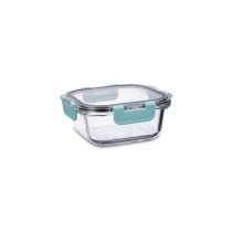 Lunchbox hermetisch Quid Purity karriert 530 ml Durchsichtig Glas (12 Stück)