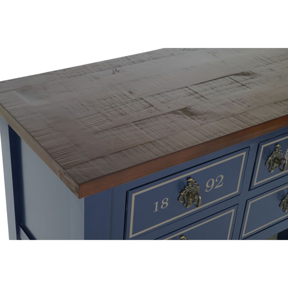 Meuble d'Entrée Home ESPRIT Marron Blue marine 103 x 35 x 80 cm