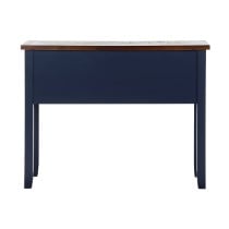 Console Home ESPRIT Marron Blue marine Bois de paulownia 103 x 35 x 80 cm