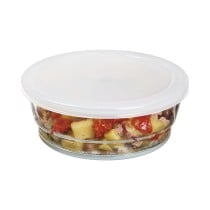 Panier-repas rond avec couvercle Arcoroc So Urban Bicolore verre 1,35 L (12 Unités)