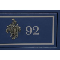 Meuble d'Entrée Home ESPRIT Marron Blue marine 103 x 35 x 80 cm