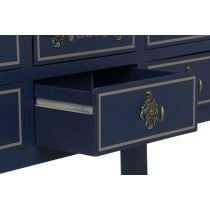 Console Home ESPRIT Marron Blue marine Bois de paulownia 103 x 35 x 80 cm