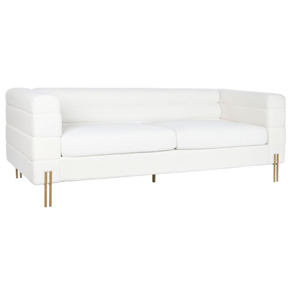 Sofa DKD Home Decor Weiß Metall 205 x 85 x 73 cm