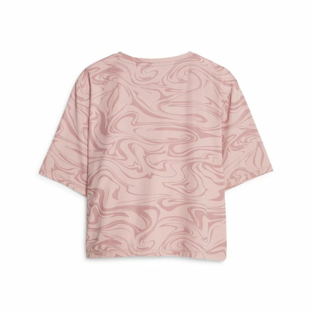 Kurzärmliges Sport T-Shirt Puma Train Favorite Aop Rosa