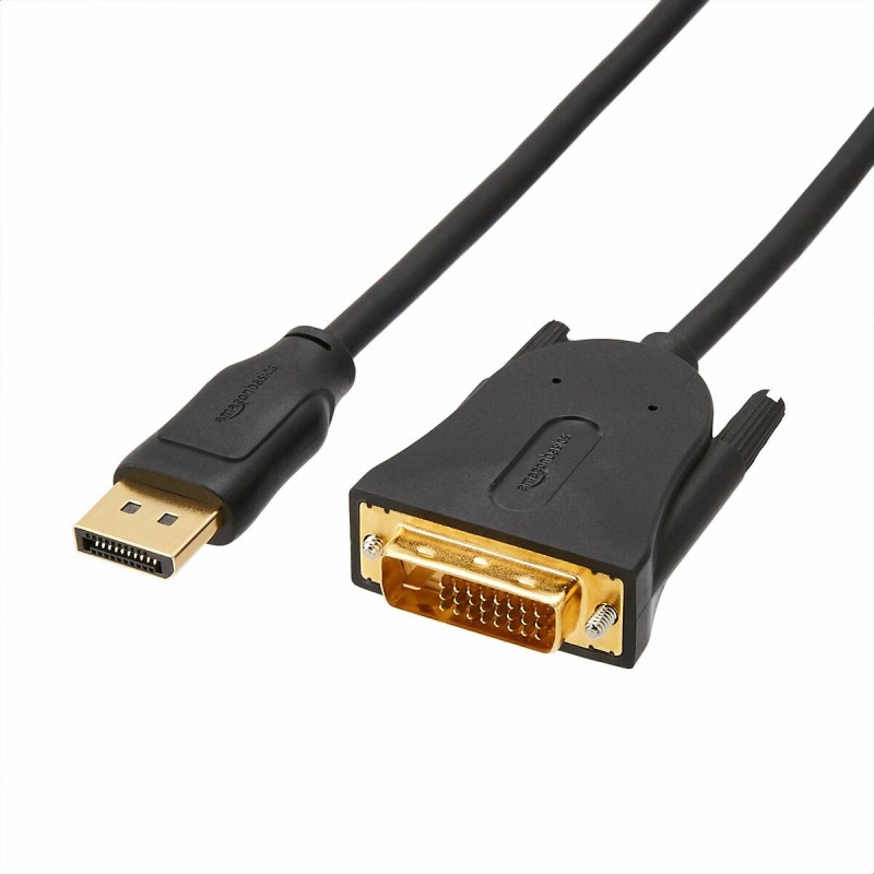 DisplayPort to DVI Cable Amazon Basics DP11D-6FT-1P (Refurbished A)